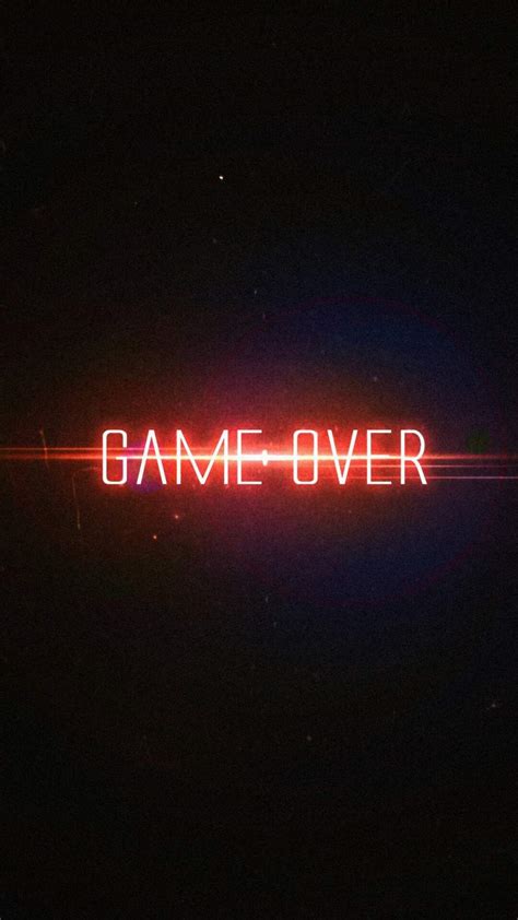 Game Over 4k Iphone Wallpaper Iphone Wallpapers Iphone