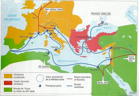 Diagramme De Définitions La Méditerranée Médiévale échanges Et