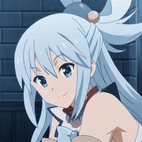 An Anime Character With Long White Hair And Blue Eyes