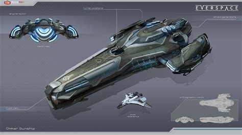 Okkar Gunship Space Ship Concept Art Spaceship Design Concept Ships