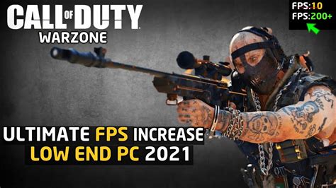 Call Of Duty Warzone Low End Pc Lag And Stutter Fix Ultimate Boost 2021
