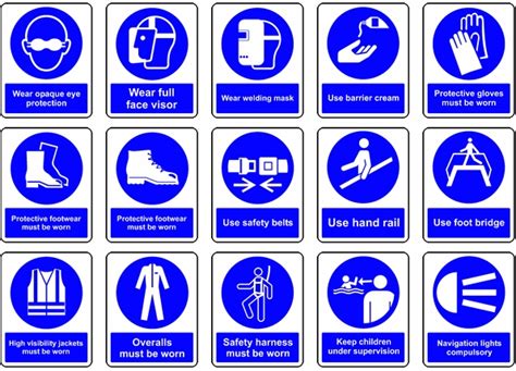 Are you searching for safety signage png images or vector? Pin by Nulite on Safety Signs | Industrial safety ...