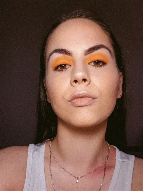 orange make up nostril hoop ring girl nose ring