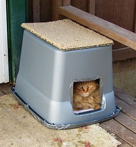 Diy bucket shelters for feral cats Bouw een warm winterpaleis voor je buitenkat | Radio 2, de ...