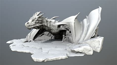Magical 3d Print Model Dragon Cgtrader