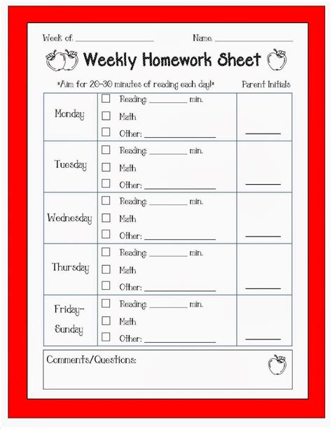 🎉 Kindergarten Monthly Homework Calendar 14 Calendar Templates For
