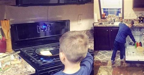 Mom Faces Backlash For Teaching Her Son How To Cook And Clean Secret
