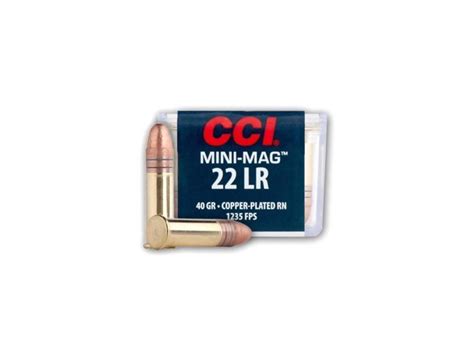 22lr Cci Mini Mag 40gr259g Copper Plated Rn 100 Ks 0030 Kaliber