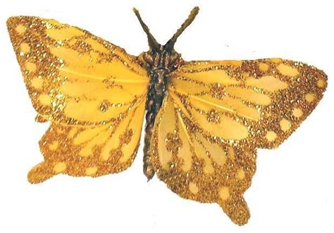 💐275 Artificial Gold Glitter Butterfly Ideal Wedding Decor