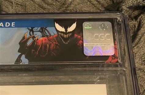Absolute Carnage 1 Skan “thank You” Variant Cgc 98 Wcarnage Label