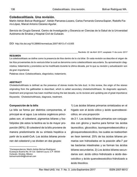 Coledocolitiasis Apuntesmedicos Udocz