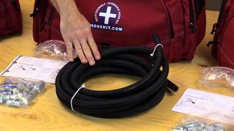 Hosekit Video Hydraulic Hose Repair And Replacement Kit Be Prepared
