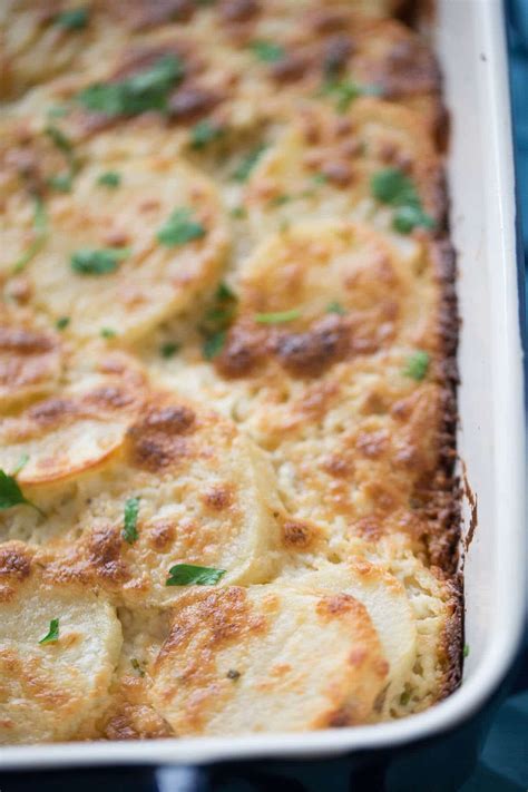 Easy Scalloped Potatoes With Boursin Cheese
