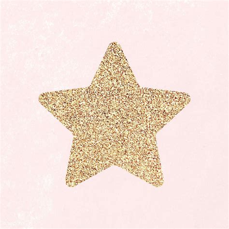 Glitter Star Sticker Illustration Free Image By Ningzk