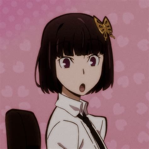 An Anime Character With Short Black Hair Wearing A White Shirt And Tie
