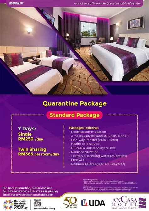 kuala lumpur quarantine hotel list