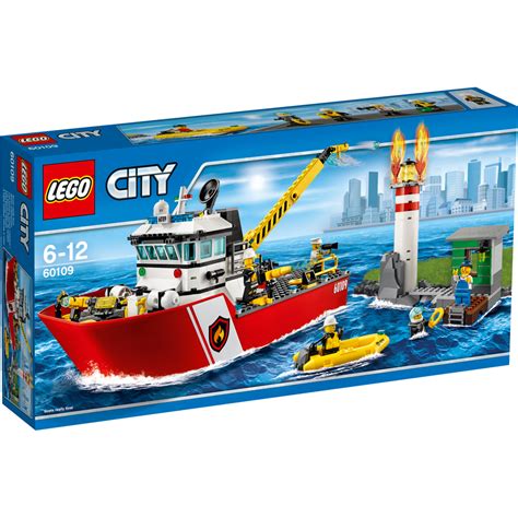 Lego City Fire Boat 60109 Toys
