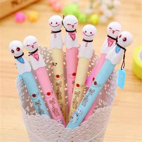 36 Pcslot Cute Carton Sunny Doll Gel Pen For Writing Little Girls