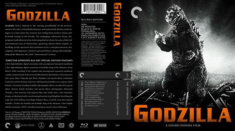 Godzilla Criterion Collection Blu Ray Custom Cover Godzilla Mf Doom