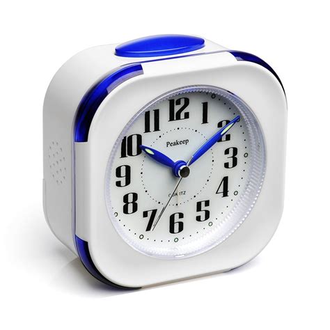 Peakeep Dual Alarm Streamlined Night Activated Smart Lcd Big Digital Clock