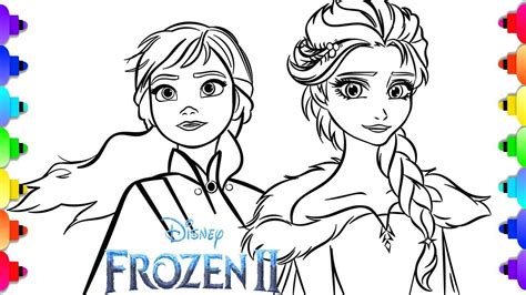 Frozen Elsa Frozen 2 Colouring Pages Printable Coloring Pages