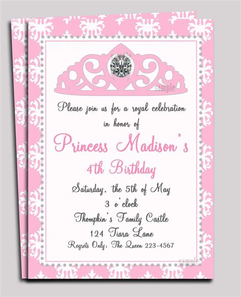 Free Printable Disney Princess Invitation Cards 1219×1500