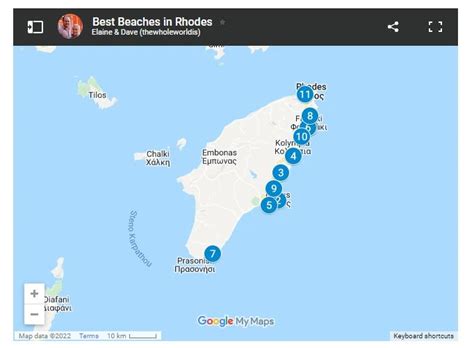 11 Best Beaches In Rhodes With Map 2023 The Whole World Is A