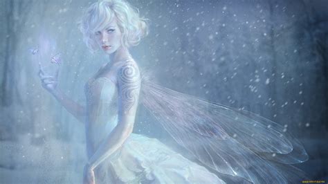 Snow Fairy Hd Wallpaper Background Image 1920x1080