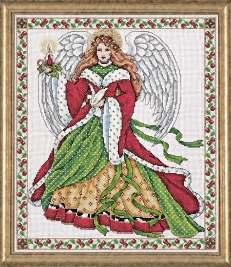 Christmas Angel Counted Cross Stitch Kit 12 By 14 Inch 123 Cross