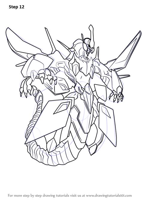 Learn How To Draw Clear Wing Synchro Dragon From Yu Gi Oh Official