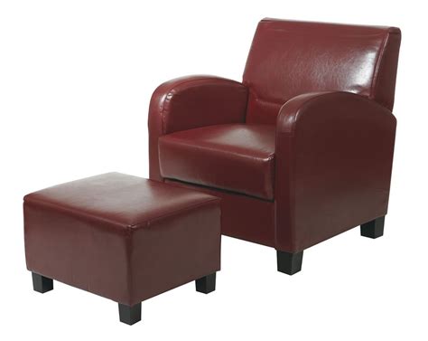 Choose from contactless same day delivery, drive up and more. Crimson Red Faux Leather Wood Legs Lounge Club Chair ...
