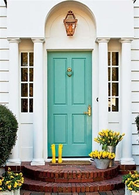 32 Bold And Beautiful Colored Front Doors Amazing Diy