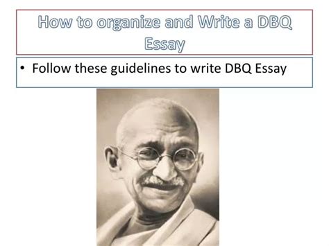Ppt How To Organize And Write A Dbq Essay Powerpoint Presentation