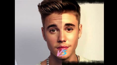 Editing Justin Biebers Face Youtube