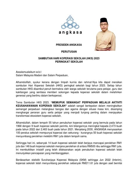 Perutusan Presiden Angkasa 2023 Edit Pdf