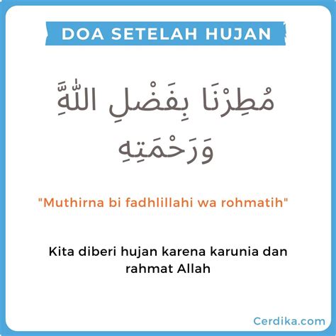 Doa Turun Hujan Muhammadiyah - Dakwah Islami