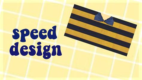Yellow And Dark Blue Stripe Shirt Speed Design Roblox Youtube