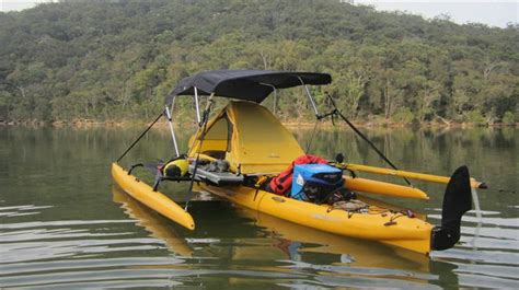 Canoe Trimaran Not Sure But It Looks Cool And Comfortable Kayak