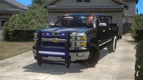 Chevy Silverado Police Truck