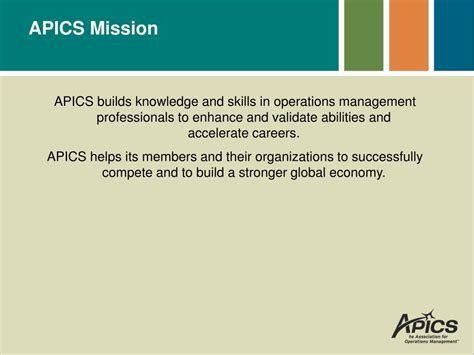 Ppt Apics Certified In Production And Inventory Management Cpim