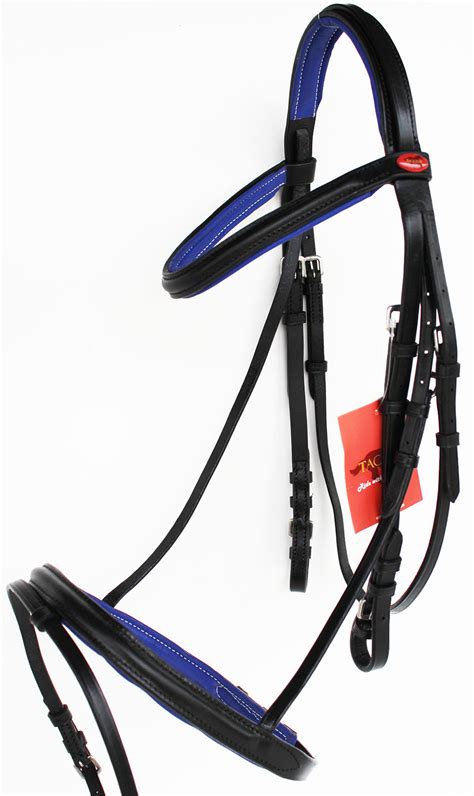 Horse English Padded Leather Jumping Adjustable Bridle Full 803461f Ebay