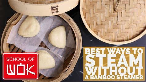 How to steam bao buns without a steamer. How to Steam Without a Bamboo Steamer! - YouTube | Steamer ...
