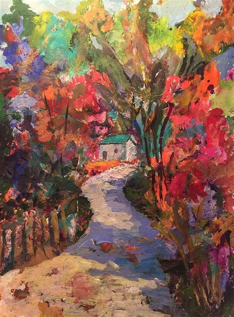 Peace Filled Path Painting By Jessel Miller Fine Art America