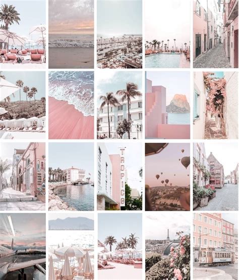 Pastel Aesthetic Collage Wall Prints Etsy Uk