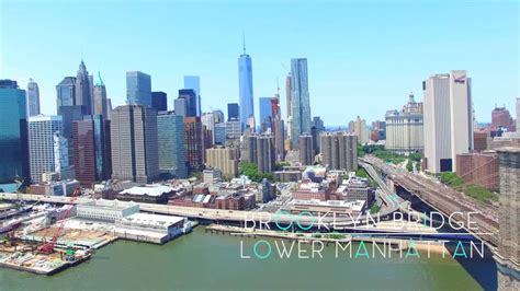 Brooklyn Bridge Aerial View Youtube