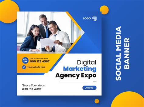 Digital Marketing Agency Social Media Banner Ads Template By Shuvojit