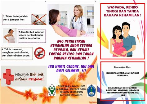 Midwifery Leaflet Original Mahasiswa Kebidanan Sutomo Tanda Bahaya