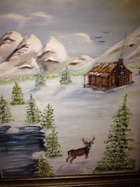 Winter Wonderland Artwork Painting Art