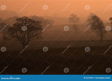 Orange Mist Stock Image Image Of Orange Midlands Rolling 4372949