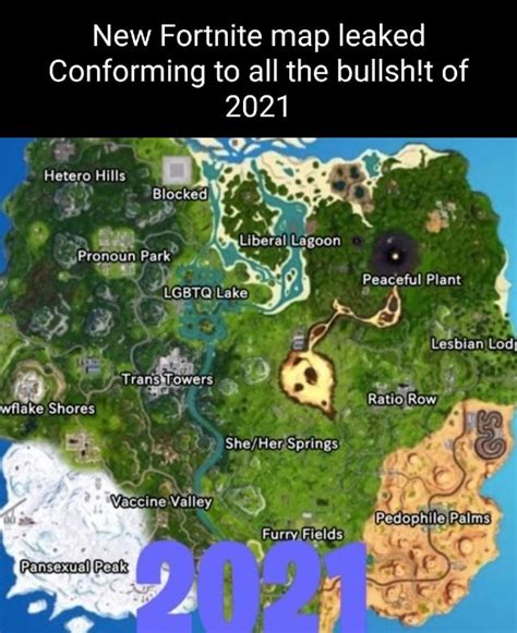New Fortnite Map Leaked Conforming To All The Of 2021 Hetero Hills